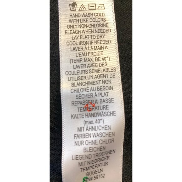 Adrianna Papell Women Top Blouse Plus 2X Black Lace 3/4 Tunic Cold Shoulder New - Picture 7 of 7